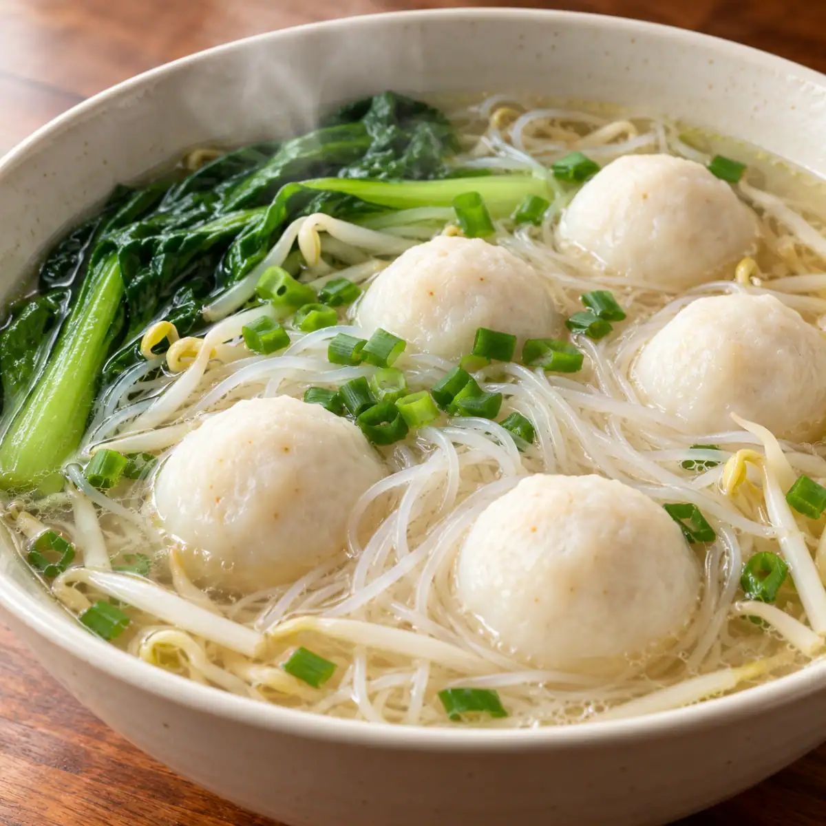Fish Ball Bee Hoon Soup